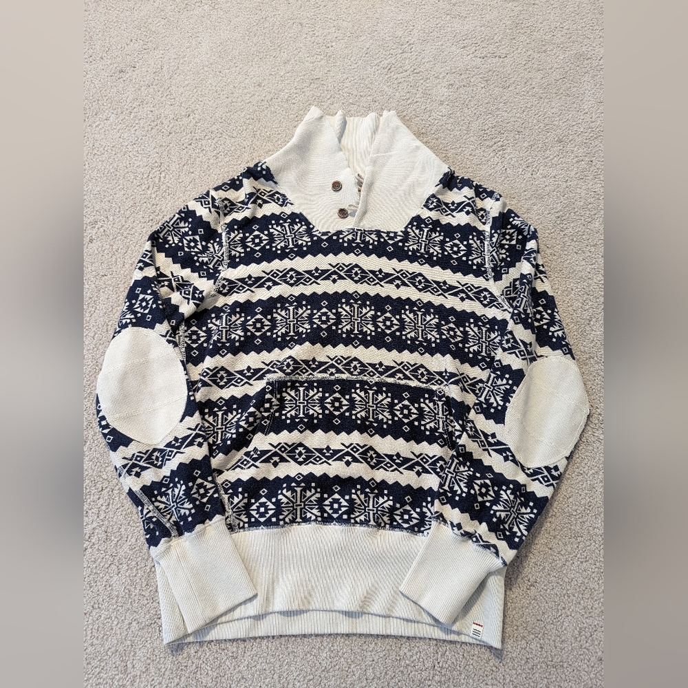 Sol Angeles Ladies Button Pullover Sweater Sweatshirt. Size medium